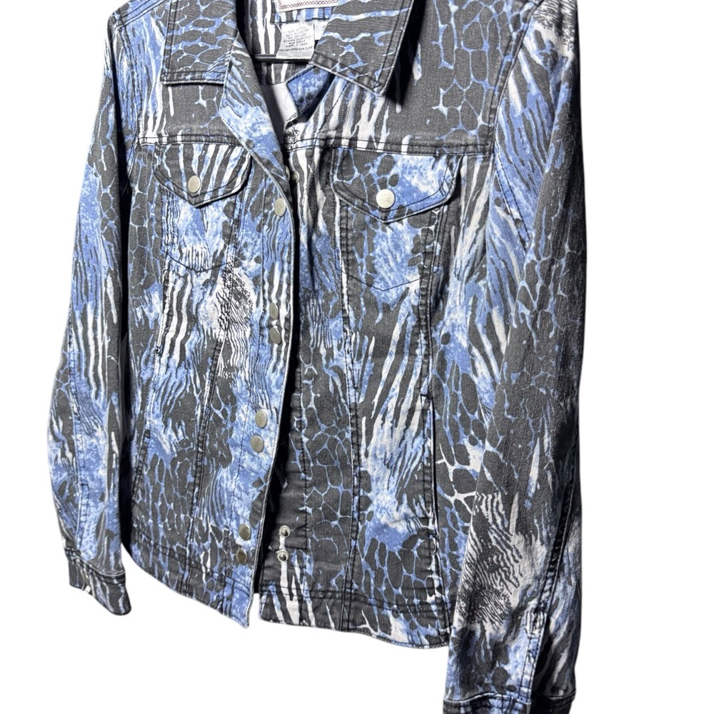 Stylish Blue and Gray Jacket